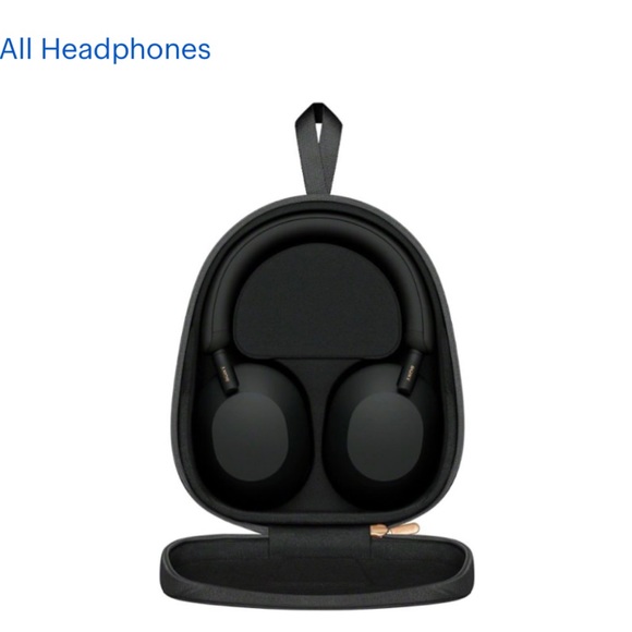 Sony - WH-1000XM5 Wireless Noise-Canceling Over-the-Ear Headphones - Black - Picture 3 of 13